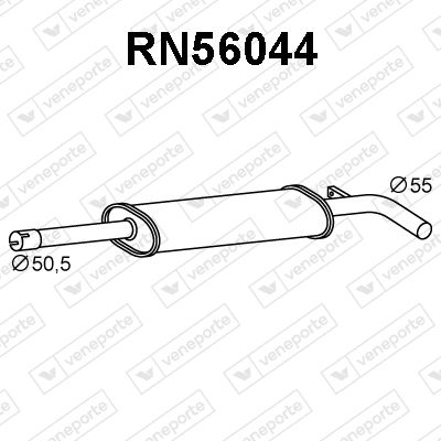  RN56044 VENEPORTE Предглушитель выхлопных газов