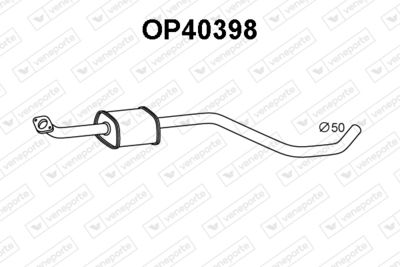  OP40398 VENEPORTE Предглушитель выхлопных газов