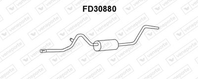  FD30880 VENEPORTE Глушитель выхлопных газов конечный