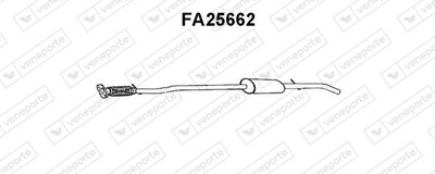  FA25662 VENEPORTE Средний глушитель выхлопных газов