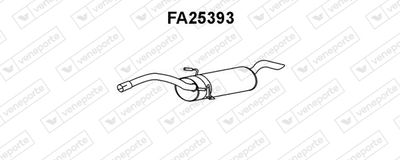  FA25393 VENEPORTE Глушитель выхлопных газов конечный