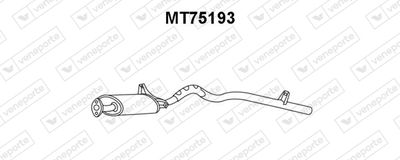  MT75193 VENEPORTE Глушитель выхлопных газов конечный