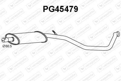  PG45479 VENEPORTE Предглушитель выхлопных газов