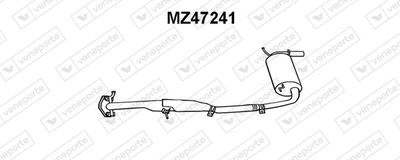  MZ47241 VENEPORTE Глушитель выхлопных газов конечный