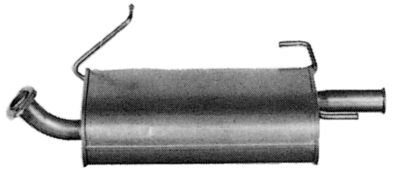  514307 IMASAF Глушитель выхлопных газов конечный