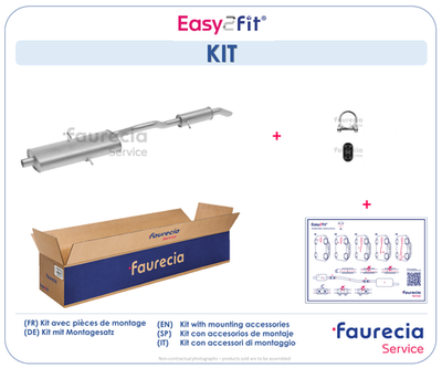  FS57020 Faurecia Глушитель выхлопных газов конечный