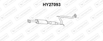  HY27093 VENEPORTE Предглушитель выхлопных газов