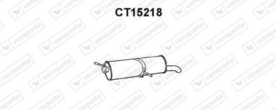  CT15218 VENEPORTE Глушитель выхлопных газов конечный