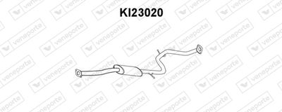  KI23020 VENEPORTE Предглушитель выхлопных газов