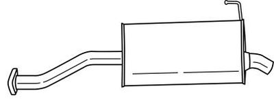  23622 SIGAM Глушитель выхлопных газов конечный