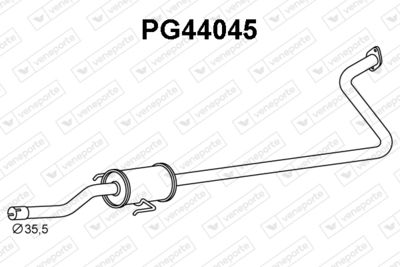  PG44045 VENEPORTE Предглушитель выхлопных газов