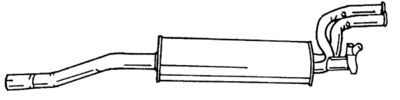  18657 SIGAM Глушитель выхлопных газов конечный