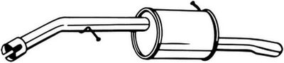 135141 BOSAL Глушитель выхлопных газов конечный