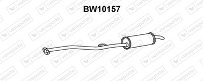  BW10157 VENEPORTE Глушитель выхлопных газов конечный