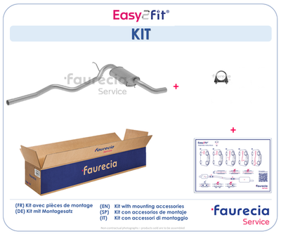  FS10214 Faurecia Глушитель выхлопных газов конечный