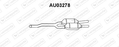  AU03278 VENEPORTE Предглушитель выхлопных газов