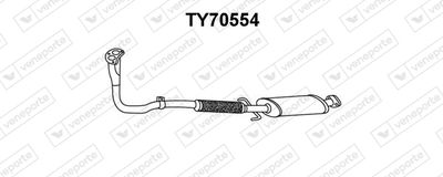  TY70554 VENEPORTE Предглушитель выхлопных газов