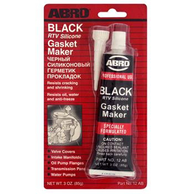  Герметик прокладочный Abro 12AB Black Gasket Maker 0.085л