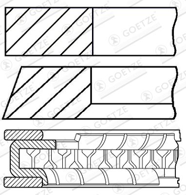  WG1187651 WILMINK GROUP Комплект поршневых колец