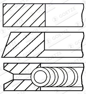  WG1096403 WILMINK GROUP Комплект поршневых колец