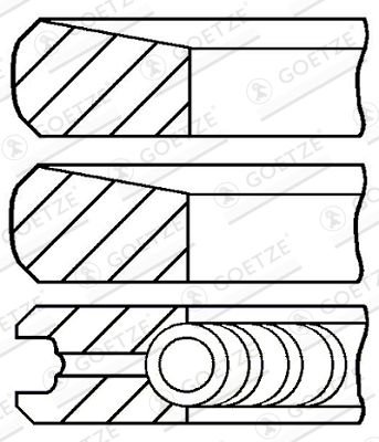  WG1910261 WILMINK GROUP Комплект поршневых колец