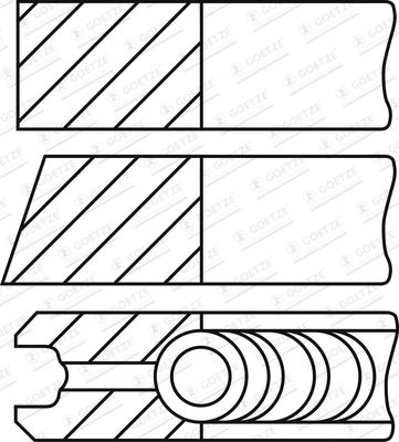  WG2202085 WILMINK GROUP Комплект поршневых колец