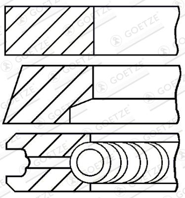  WG1096533 WILMINK GROUP Комплект поршневых колец