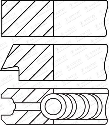  WG2202112 WILMINK GROUP Комплект поршневых колец