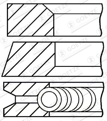  WG1096400 WILMINK GROUP Комплект поршневых колец