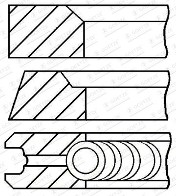  WG2176671 WILMINK GROUP Комплект поршневых колец