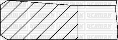  9109992000 YENMAK Комплект поршневых колец