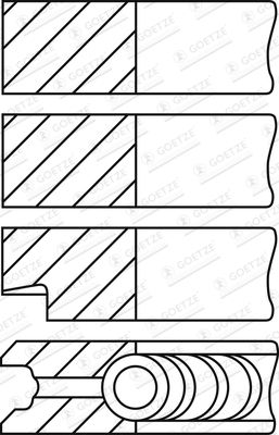  WG1187703 WILMINK GROUP Комплект поршневых колец