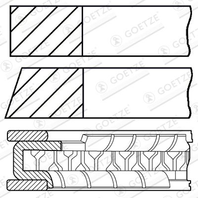  WG1736135 WILMINK GROUP Комплект поршневых колец