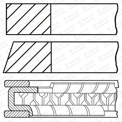  WG1814499 WILMINK GROUP Комплект поршневых колец