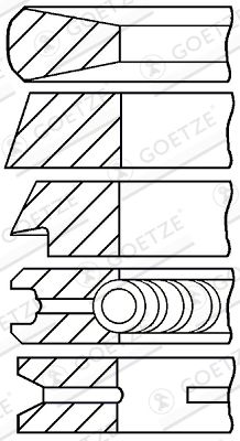  WG1186967 WILMINK GROUP Комплект поршневых колец