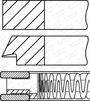  WG2179538 WILMINK GROUP Комплект поршневых колец