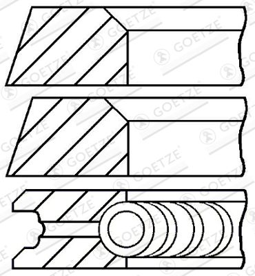  WG1096603 WILMINK GROUP Комплект поршневых колец