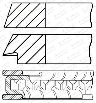  WG1186617 WILMINK GROUP Комплект поршневых колец