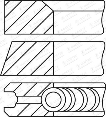  WG2202120 WILMINK GROUP Комплект поршневых колец