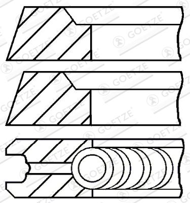  WG1096595 WILMINK GROUP Комплект поршневых колец