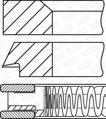  WG2046374 WILMINK GROUP Комплект поршневых колец