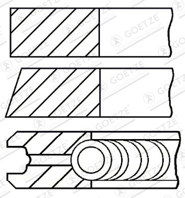  WG1096429 WILMINK GROUP Комплект поршневых колец