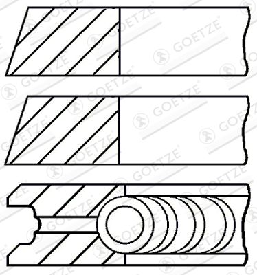  WG1187631 WILMINK GROUP Комплект поршневых колец