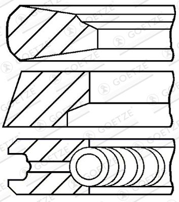  WG1187502 WILMINK GROUP Комплект поршневых колец