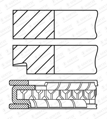  WG2191582 WILMINK GROUP Комплект поршневых колец