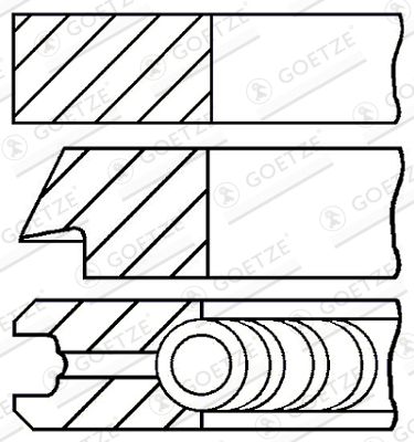  WG1187504 WILMINK GROUP Комплект поршневых колец