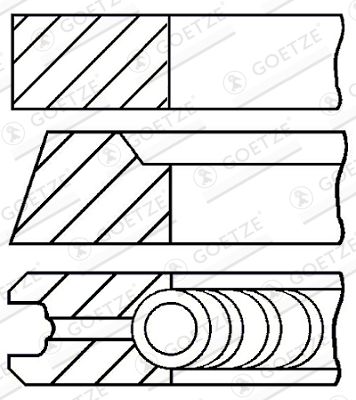  WG1187590 WILMINK GROUP Комплект поршневых колец