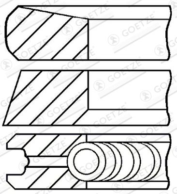  WG1096427 WILMINK GROUP Комплект поршневых колец