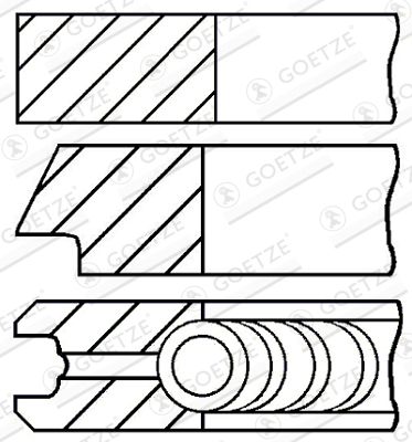  WG1487802 WILMINK GROUP Комплект поршневых колец