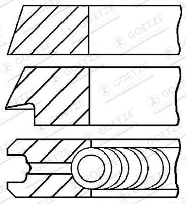  WG1096525 WILMINK GROUP Комплект поршневых колец